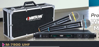 Microphone Omaton M-7900 UHF