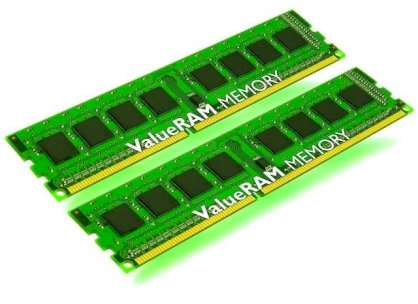Kingston ValueRAM 4GB Kit (2x2GB) DDR3 1333MHz CL9 240-Pin DIMM (KVR1333D3S8N9K2/4G)