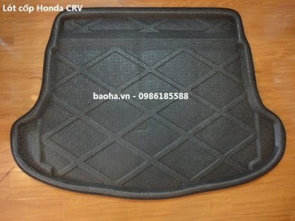 Lót cốp 3D Honda CRV 2011 màu đen