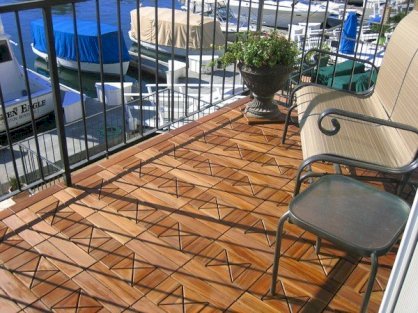 Sàn gỗ bể bơi Romana Decking Tiles RDT17