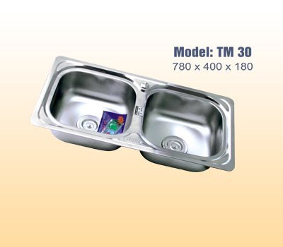 Chậu rửa bát inox Tân Mỹ TM300