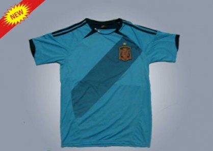 Áo bóng đá - đội tuyển Tây Ban Nha 2012 màu xanh
