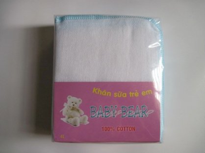 Khăn sữa 4 lớp 25x30cm - Baby Bear 03