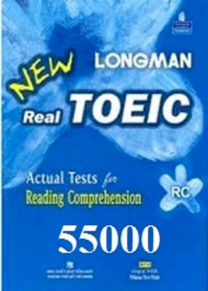 New longman real Toeic actual tests for reading comprehension 