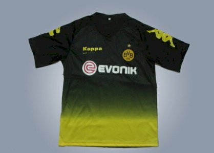 Áo bóng đá - đội tuyển Dormund 2012 màu vàng đen