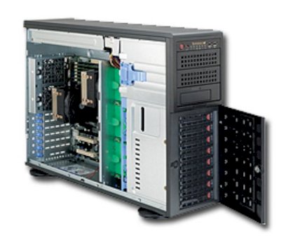 Server Supermicro SuperServer 7046T-3R (SYS-7046T-3R) X5680 (Intel Xeon X5680 3.33GHz, RAM 8GB, 800W, Không kèm ổ cứng)