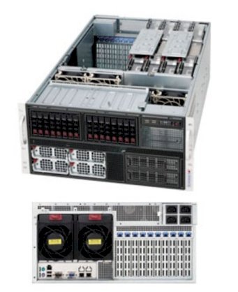 Server Supermicro SuperServer 5086B-TRF (SYS-5086B-TRF) E7-8837 (Intel Xeon E7-8837 2.66GHz, RAM 8GB, Power 2800W, Không kèm ổ cứng)