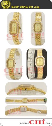 Đồng hồ đeo tay nữ OP 28015L-201 vàng