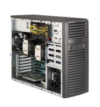 Server Supermicro SYS-7037A-i (Black) E5-2630 (Intel Xeon E5-2630 2.30GHz, RAM 4GB, Power 900W, Không kèm ổ cứng)