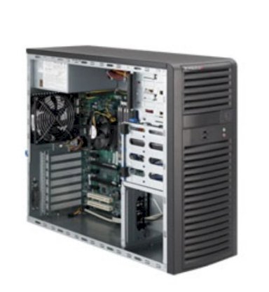 Server Supermicro 5037A-iL (Black) E3-1290V2 (Intel Xeon E3-1290V2 3.70GHz, RAM 4GB, Power 500W, Không kèm ổ cứng)