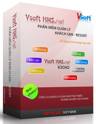 Phần mềm quản lý tổng thể khách sạn resort Vsoft