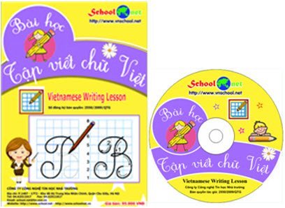 Phần mềm Bài học tập viết chữ Việt (TViet Lesson) 