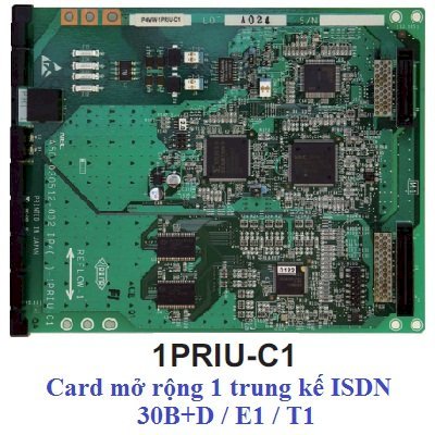 NEC 1PRU-C1 Card mở rộng 1 trung kế ISDN 30B+D / E1 / T1
