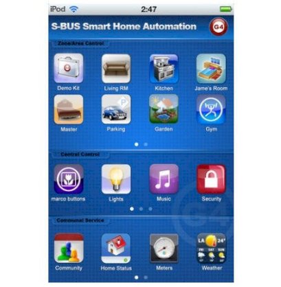 Phần mềm điều khiển G4-SBUS cho Iphone/ Ipad/ Ipod