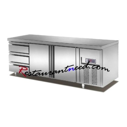 Tủ lạnh bàn 2 cánh 3 ngăn kéo East R100