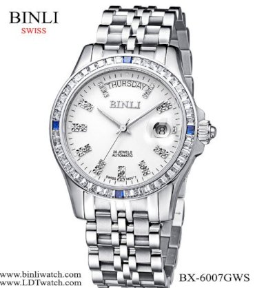 Đồng hồ BINLI-SWISS Automatic BX6007GWS