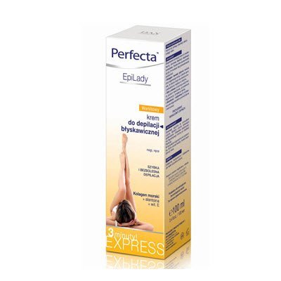 Kem tẩy lông toàn thân Express từ Collagen & dầu Paraffin Perfecta Epilady - 100ml