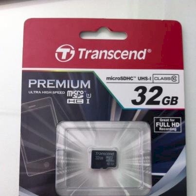 MicroSDHC Transcend Premium 32Gb 400x (Class 10)