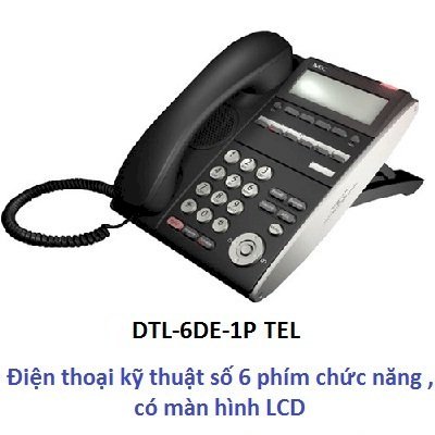 NEC ITL-6DE-1P TEL Điện thoại IP 6 phím chức năng