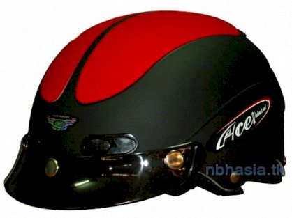 Mũ bảo hiểm cao cấp GRS A102 Đen + đỏ - Sơn Nhám