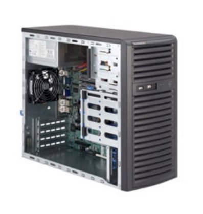 Server Supermicro SYS-5037C-i (Black) E3-1230 (Intel Xeon E3-1230 3.20GHz, RAM 4GB, Power 300W, Không kèm ổ cứng)