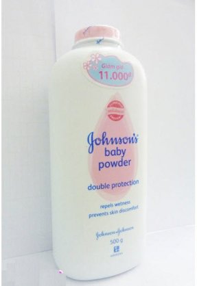Phấn Johnson's Baby Double Protection 500g