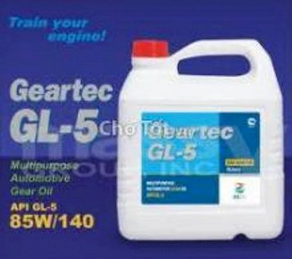 Dầu cầu & hộp số GEARTEC GL-5 85W/140 loại 20L