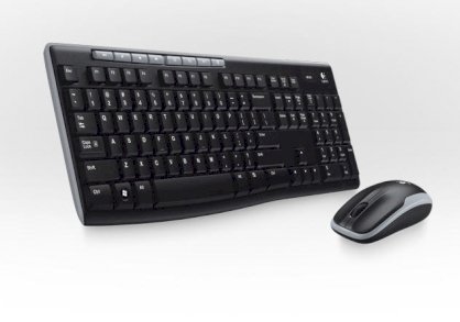 Bộ phím chuột không dây combo Logitech MK260