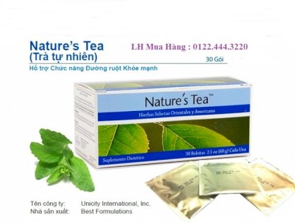 Nature's Tea Trà thải độc ruột, làm sạch hệ thống tiết niệu