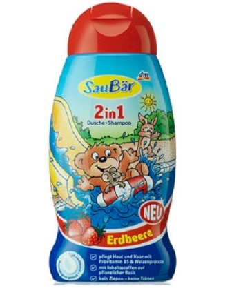 Sữa tắm gội trẻ em 2 in 1 Saubar 250ml Đức 