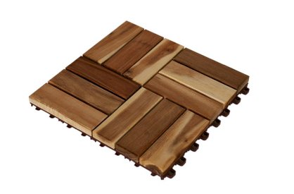Ván sàn ngoài trời từ gỗ Tràm 12 nan Polytech 