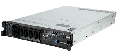 Server IBM System X3650 (Intel Xeon Quad Core E5420 2.5Ghz, Ram 4GB, HDD 2x250GB, DVD, Raid 8k (0, 1,5,6,10), Rail kit, 835Watts)