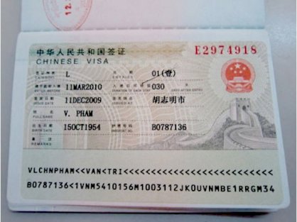 Visa Trung Quốc Visa01 