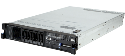 Server IBM System X3650 (Intel Xeon Quad Core E5430 2.66Ghz, Ram 4GB, HDD 2x250GB, DVD, Raid 8k (0, 1,5,6,10), Rail kit, 835Watts)