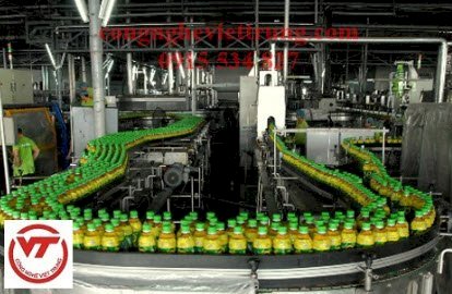 Dây chuyền sản xuất nước trà xanh đóng chai 3000 chai/giờ