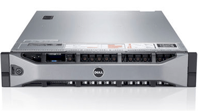 Server Dell PowerEdge R720 - E5-2670 (Intel Xeon E5-2670 2.6GHz, Ram 4GB, DVD, HDD 2x Dell 250GB, Raid H710/512MB, PS 2x495Watts)