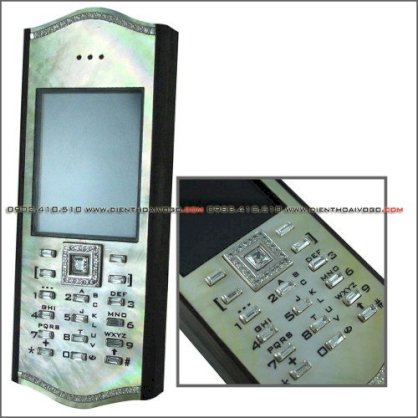 Điện thoại Vỏ gỗ ngọc trai Nokia 7210 
