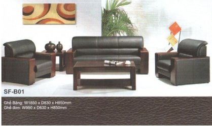 Bộ sofa,salon Hòa Phát nhập ngoại SFB01 