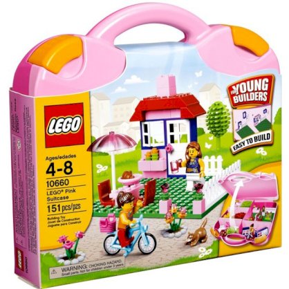 10660 LEGO® Brick & more Blue Pink Suitcase