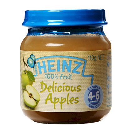 Táo Heinz delicious apples 110g, (4 - 6 tháng)