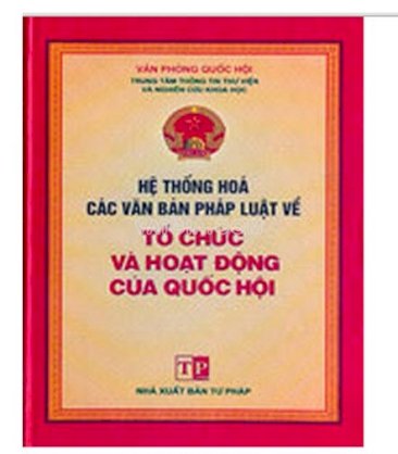 Hệ thống hóa văn bản pháp luật về tổ chức và hoạt động của quốc hội (bìa cứng)