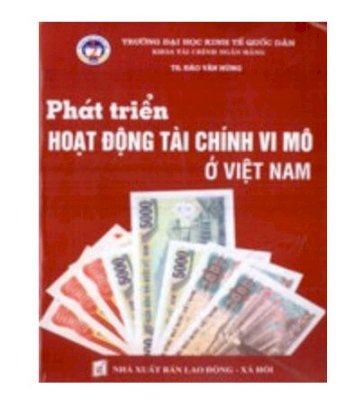 Phát triển hoạt động tài chính ở Việt Nam