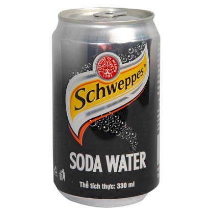 Nước Soda Schweppes, lon 330ml 