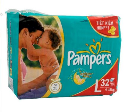 Bỉm Pampers L32