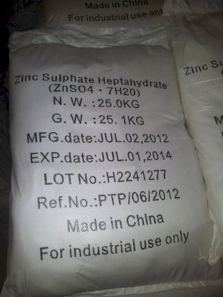 Zinc Sulphate Heptahydrate ZnSO4.7H2O