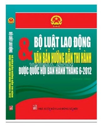 Bộ luật lao động được quốc hội ban hành tháng 06 .2012 song ngữ ( việt - Hoa)