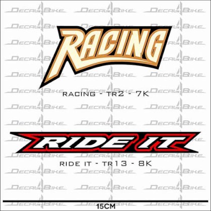 Decal xe máy Racing+Rideit