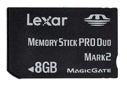 Lexar Memory Stick Pro Duo Mark 2 8GB