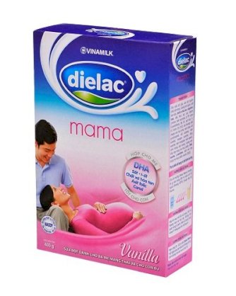 Sữa bột Dielac Mama hương Vani hộp giấy (400g)