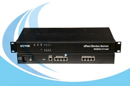Bộ chuyển đổi UTEK UT-660 4 cổng RS232/485/422 sang Ethernet 